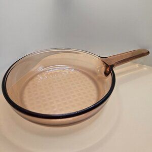 Visions Corning Ware Skillet Fry Pan Vintage 7" Waffle Bottom